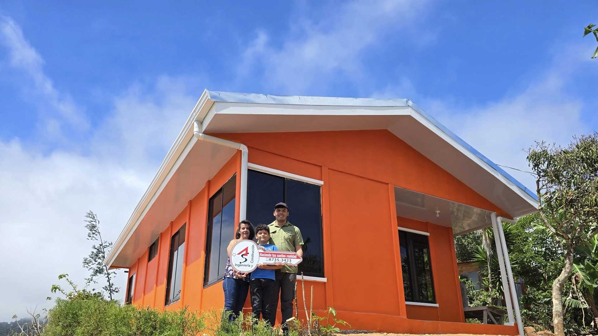 Construcción de vivienda unifamiliar con bono de vivienda en Costa Rica