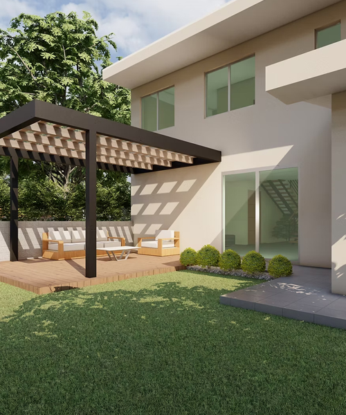 Casa construida con crédito bancario en Costa Rica